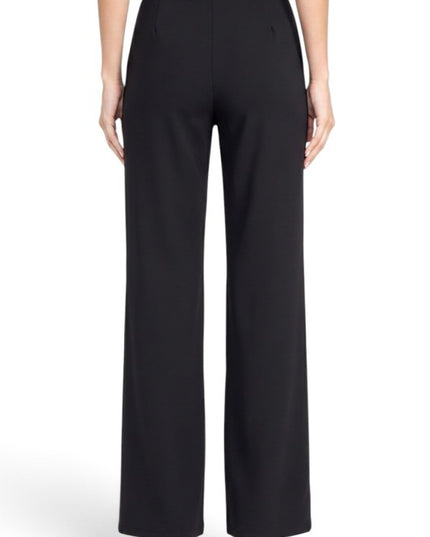 YC39 Button-Trimmed – High Rise Pleated Pants