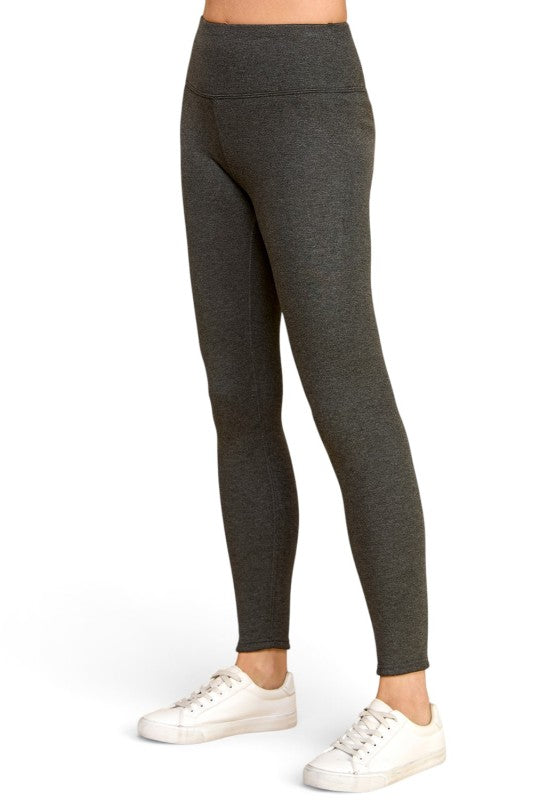 CF101X Plus Size High Rise – Fur-Lined Yoga Leggings