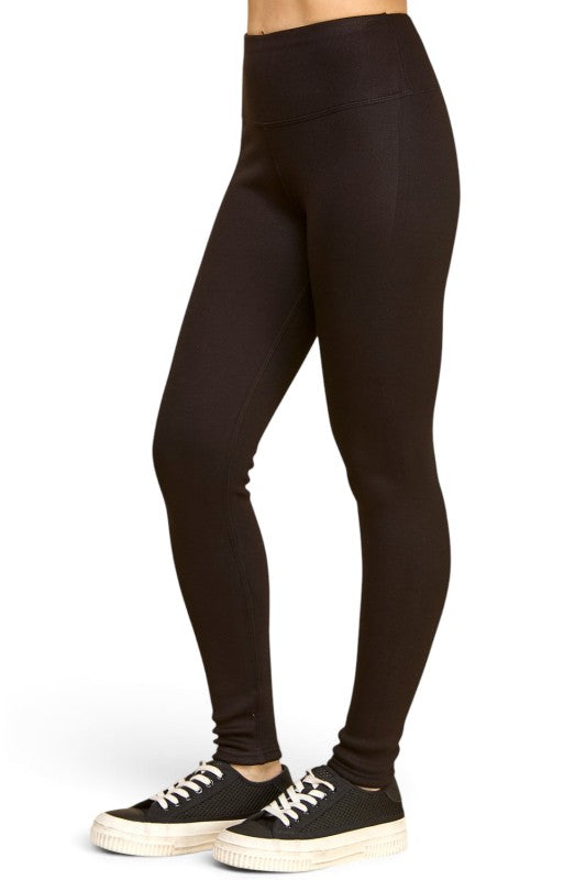 CF101X Plus Size High Rise – Fur-Lined Yoga Leggings