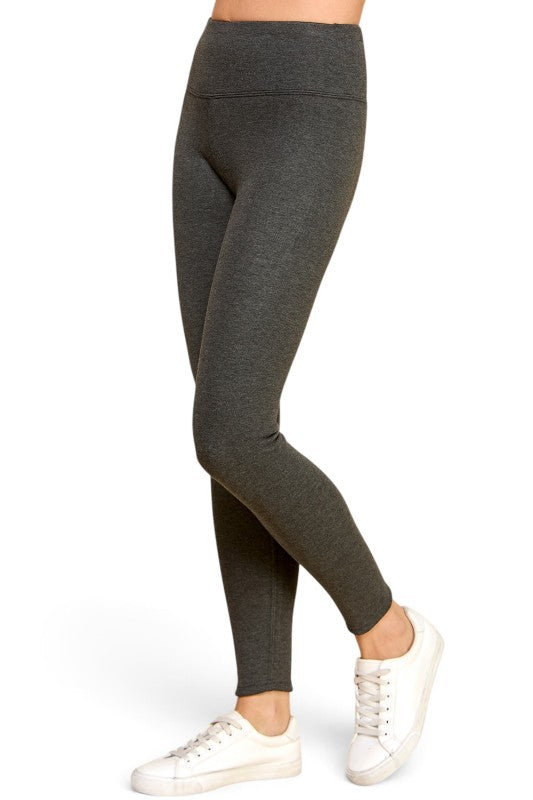 CF101X Plus Size High Rise – Fur-Lined Yoga Leggings