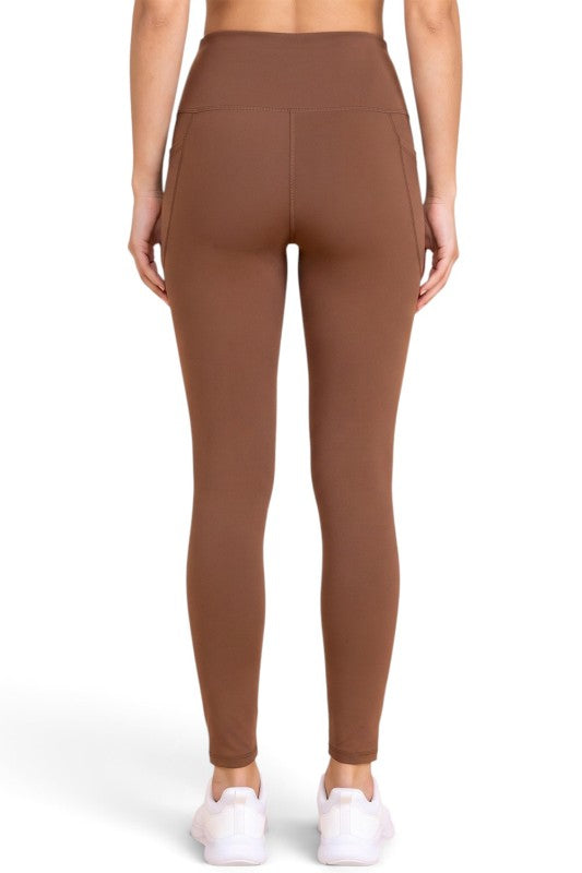 TNS01X Plus Size High Rise – Leggings With Side Pockets