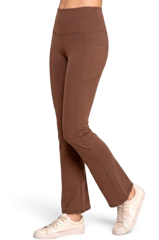 TNB02 High Waist Flare – Yoga Leggings With Side Pockets