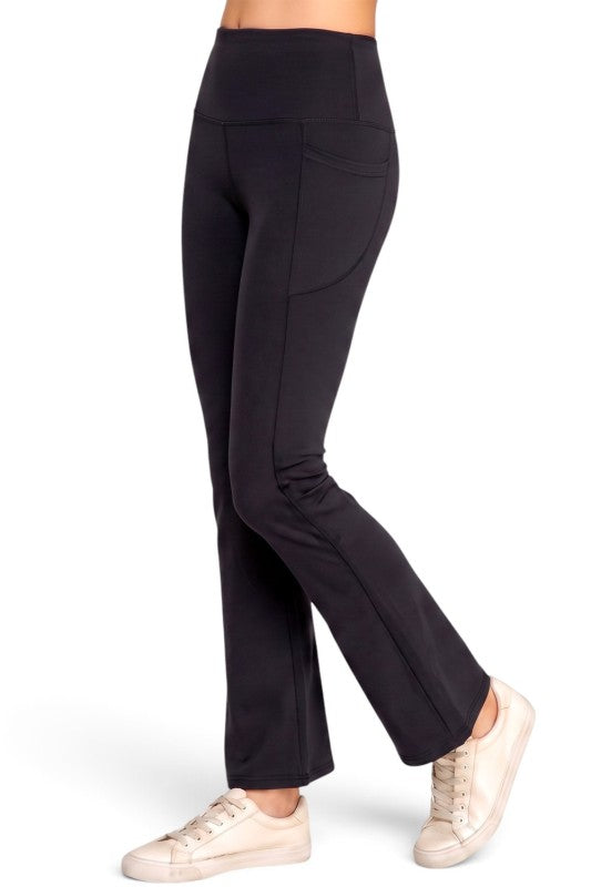 TNB02 High Waist Flare – Yoga Leggings With Side Pockets