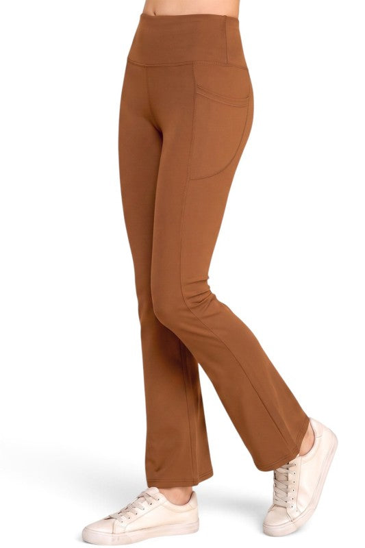 TNB02 High Waist Flare – Yoga Leggings With Side Pockets