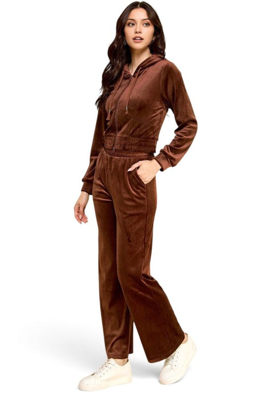 VS501SET-ASSORTED Assorted Color Velour – 2-Piece Set