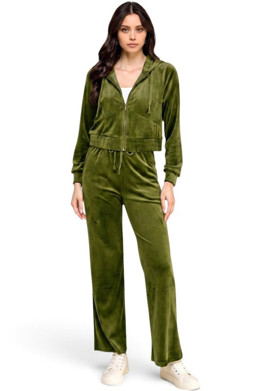 VS501SET-ASSORTED Assorted Color Velour – 2-Piece Set