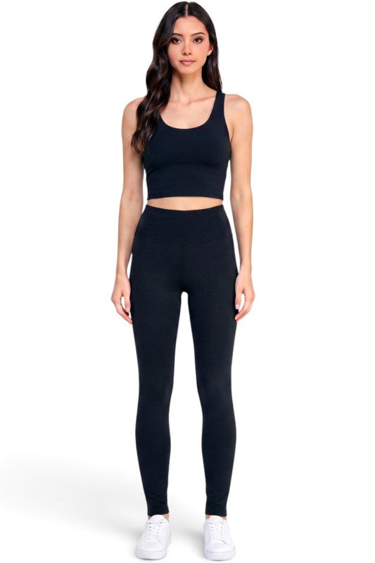 BLL07 High-Performance Active – Fleece Yoga Leggings