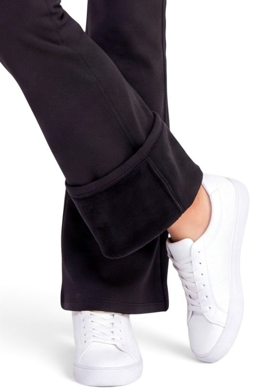 BLL08 Active High-Rise Butt Lift – Fleece Yoga Leggings