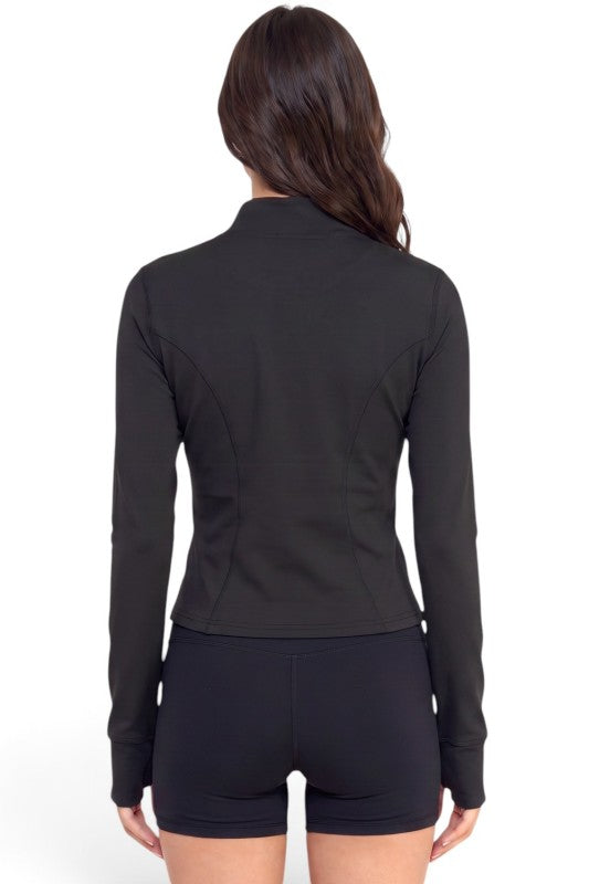 NXQM01J Active Lifestyle – Solid Define Zip-Up Jacket