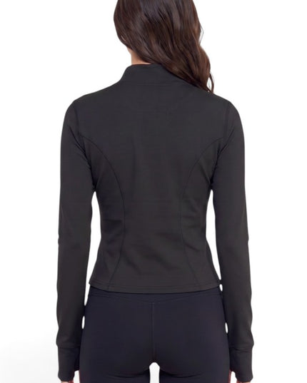 NXQM01J Active Lifestyle – Solid Define Zip-Up Jacket