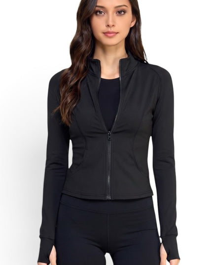 NXQM01J Active Lifestyle – Solid Define Zip-Up Jacket