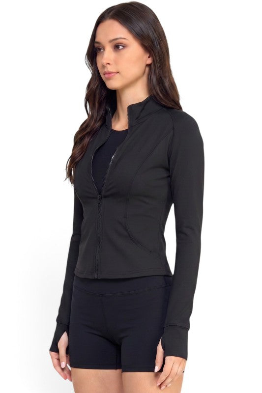 NXQM01J Active Lifestyle – Solid Define Zip-Up Jacket