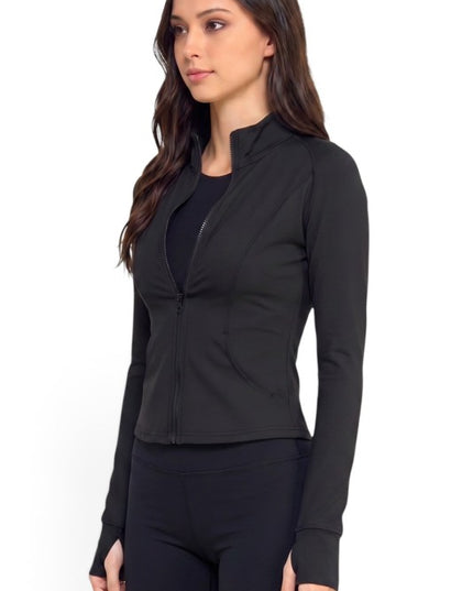 NXQM01J Active Lifestyle – Solid Define Zip-Up Jacket