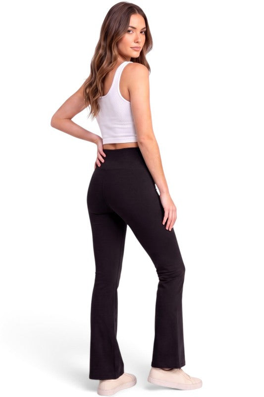NHP15X Plus Size High Waist – Flare Yoga Leggings