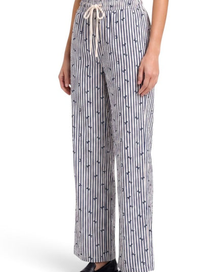 PLUS PC17RX Ribbon Stripe Print – Straight Leg Pants