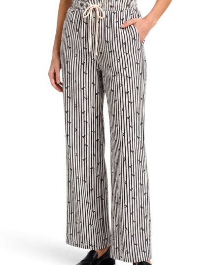 PLUS PC17RX Ribbon Stripe Print – Straight Leg Pants