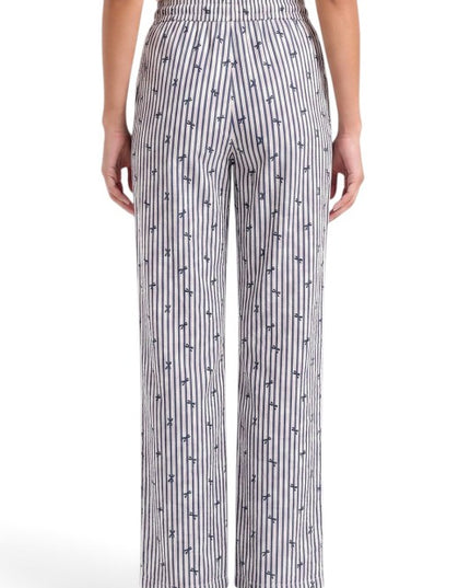 PLUS PC17RX Ribbon Stripe Print – Straight Leg Pants