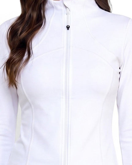 LUJ002 Activewear – Define Zip-Up Jacket