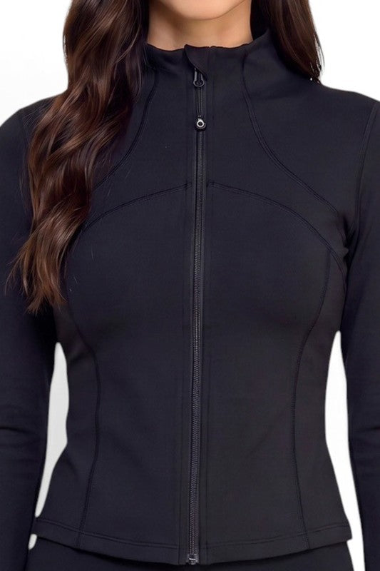 LUJ002 Activewear – Define Zip-Up Jacket