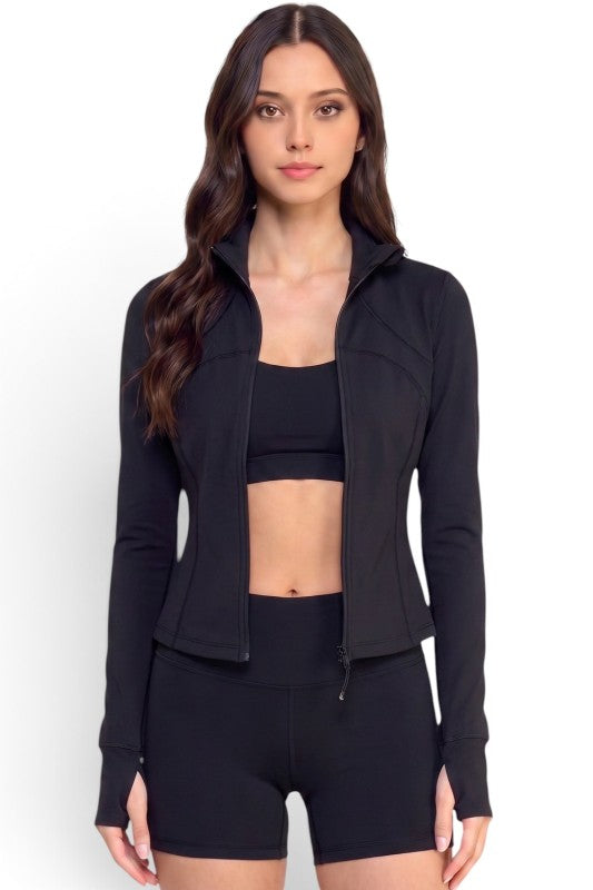 LUJ002 Activewear – Define Zip-Up Jacket