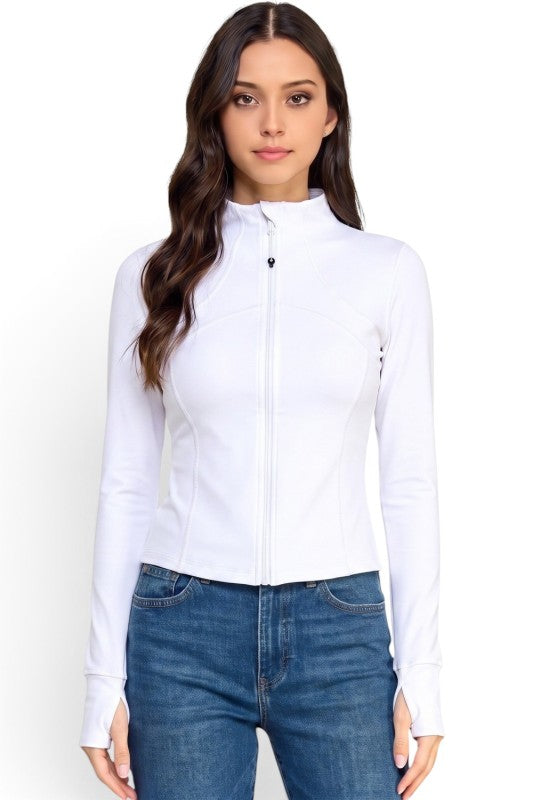 LUJ002 Activewear – Define Zip-Up Jacket