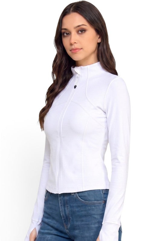 LUJ002 Activewear – Define Zip-Up Jacket