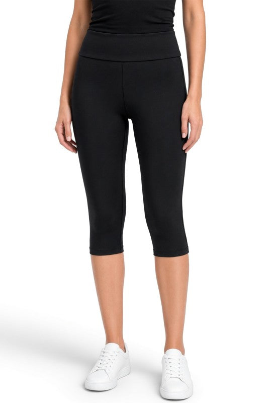 LG91ST Baby Girl Rhinestone – Banded Waist Crop Leggings