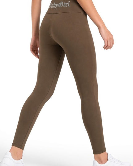 LG92ST Baby Girl Rhinestone – Banded Waist Leggings