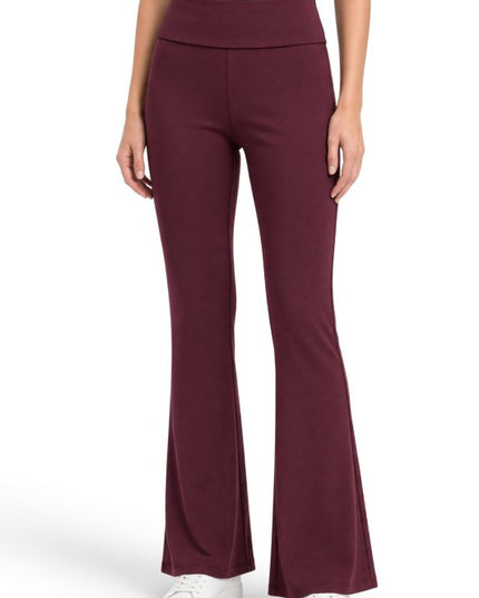 LG93ST Baby Girl Rhinestone – Banded Waist Flare Leggings