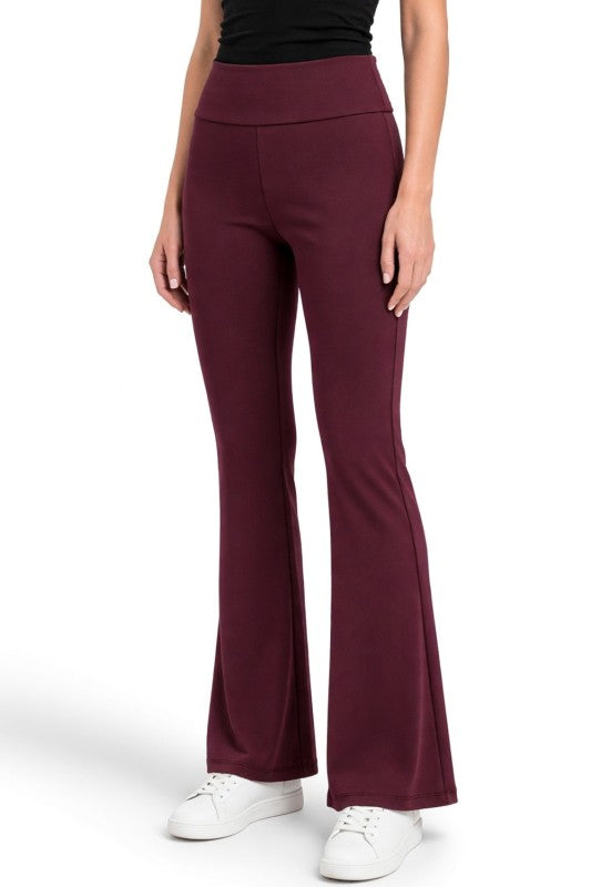 LG93ST Baby Girl Rhinestone – Banded Waist Flare Leggings