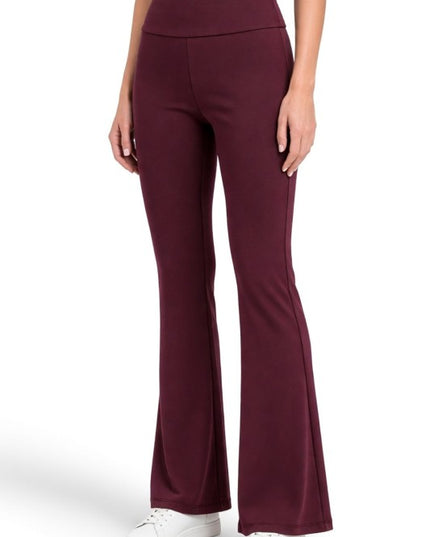 LG93ST Baby Girl Rhinestone – Banded Waist Flare Leggings