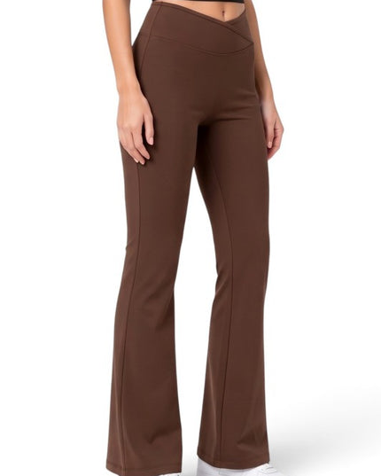 PY80EB Active Workout – Envelope Waist Flare Pants