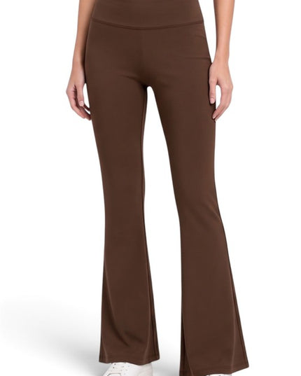 PY71RB Active Workout – Contrast Binding Flare Pants