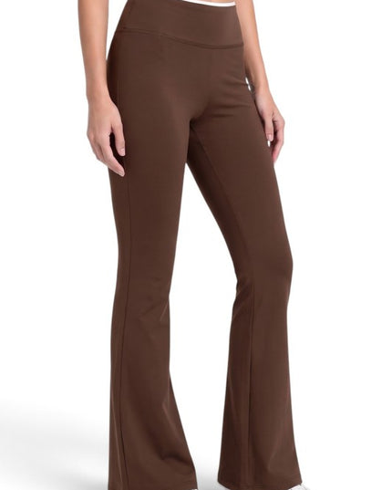 PY71RB Active Workout – Contrast Binding Flare Pants