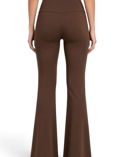 PY71RB Active Workout – Contrast Binding Flare Pants