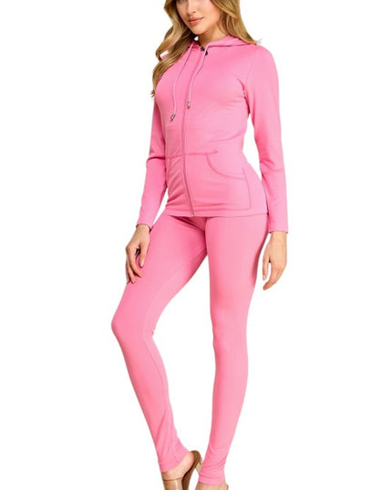 HD32 Zip Up Hoodie Set – Streetwear Lounge Style