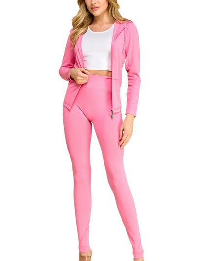 HD32 Zip Up Hoodie Set – Streetwear Lounge Style