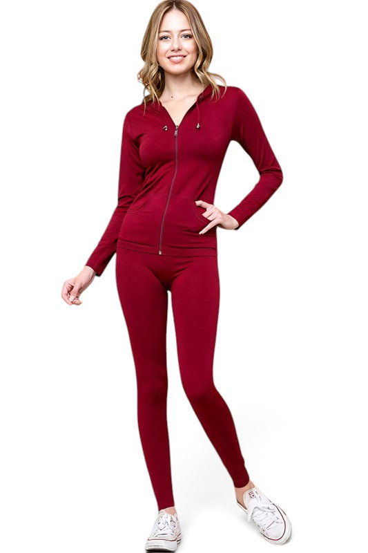 HD32 Zip Up Hoodie Set – Streetwear Lounge Style
