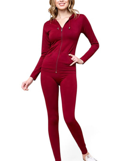 HD32 Zip Up Hoodie Set – Streetwear Lounge Style