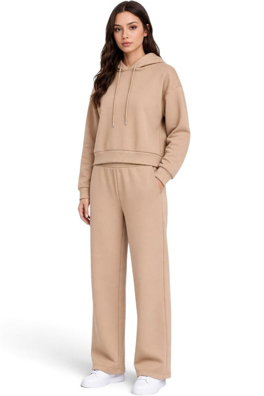FHP67SET French Terry Fleece – Hoodie & Sweatpant Set