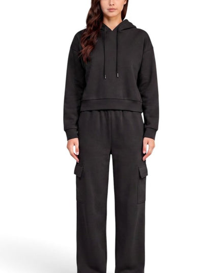 FHC67SET French Terry Fleece Hoodie & Cargo Pants Set
