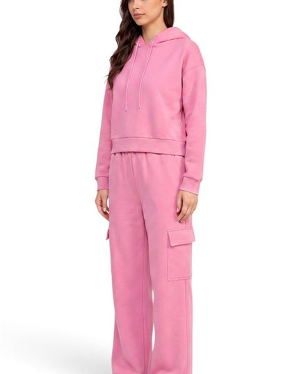 FHC67SET French Terry Fleece Hoodie & Cargo Pants Set