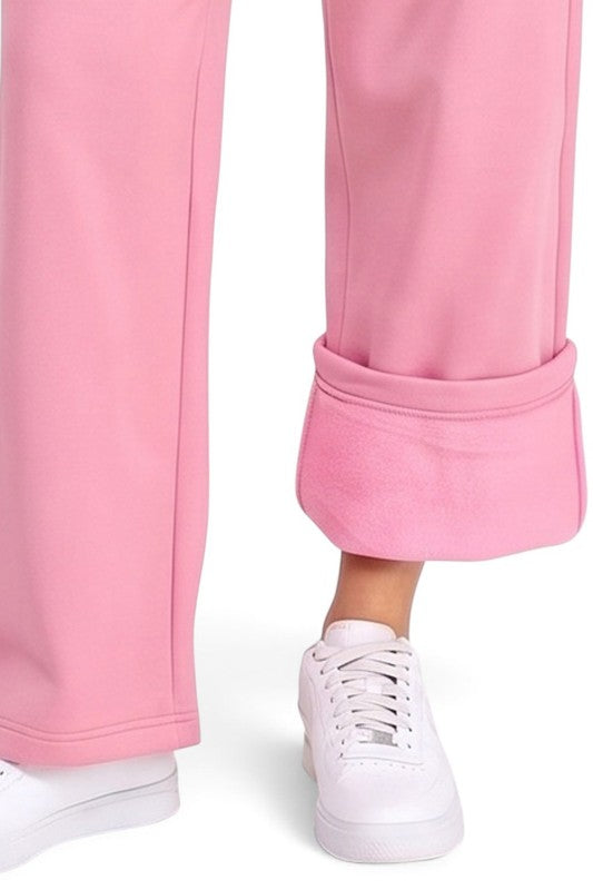 FHC67SET French Terry Fleece Hoodie & Cargo Pants Set