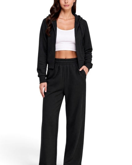 FCP67SET French Terry Fleece Hoodie Jacket & Sweatpant Set