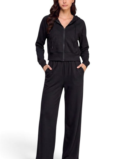 FKP67SET French Terry Fleece Hoodie Jacket & Pocket Set