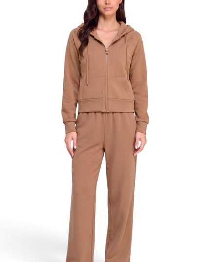 FKP67SET French Terry Fleece Hoodie Jacket & Pocket Set