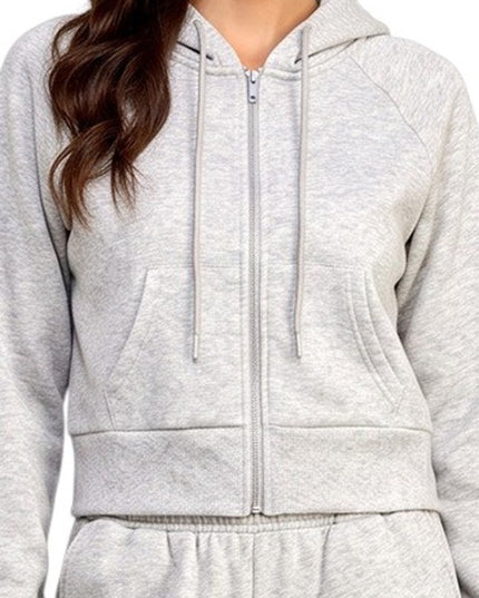 FKC67SET French Terry Fleece Hoodie Jacket & Cargo Pant Set