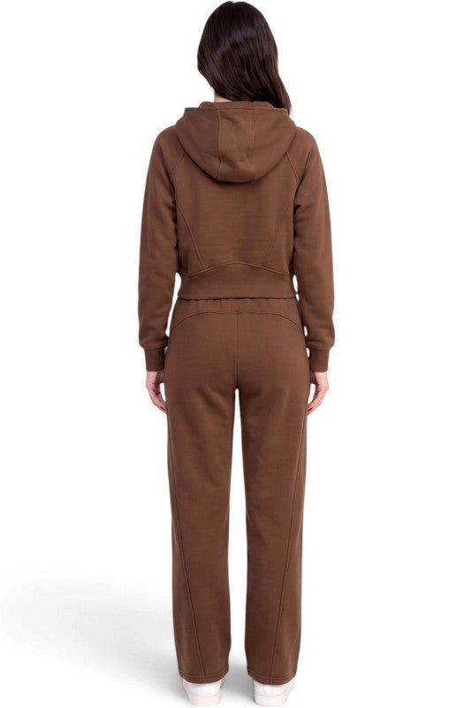 PCB75SET French Terry Hoodie & Barrel Pants Set – Cozy Fit