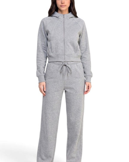 PCB75SET French Terry Hoodie & Barrel Pants Set – Cozy Fit