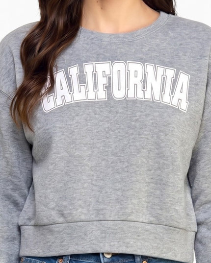 FT265 California Print Sweatshirt – Casual Everyday Style